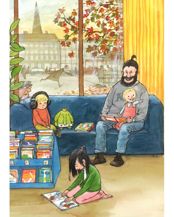 Мама Му читает