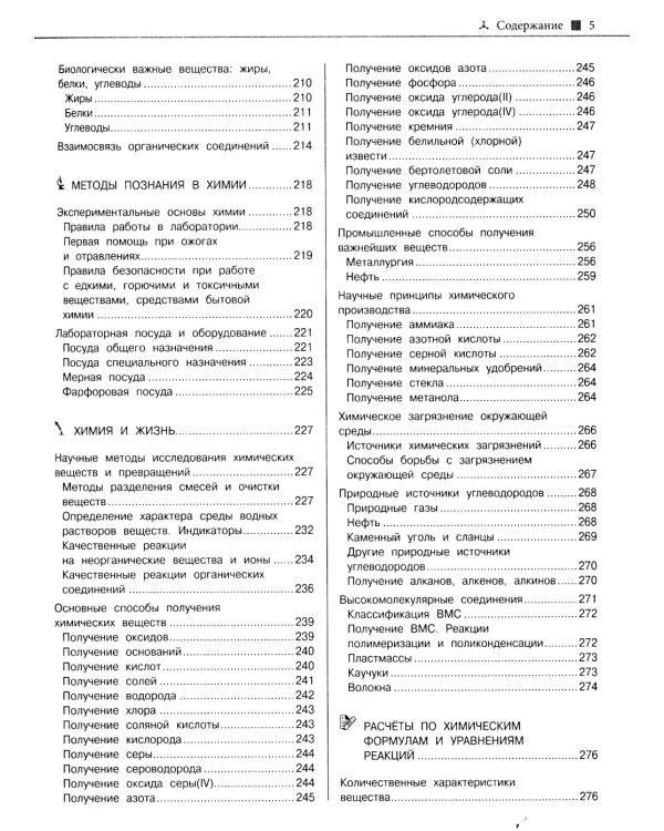 Наглядный справочник для подготовки к ОГЭ и ЕГЭ. Химия