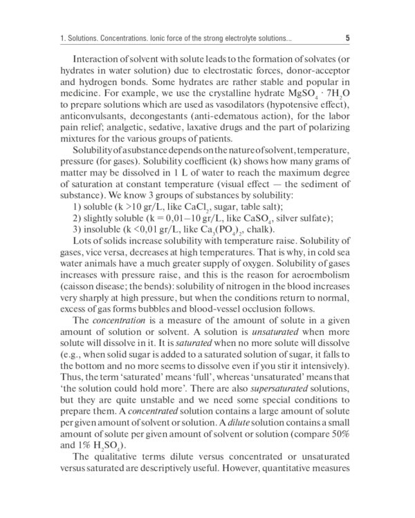 Chemistry: Medical aspects: tutorial guide