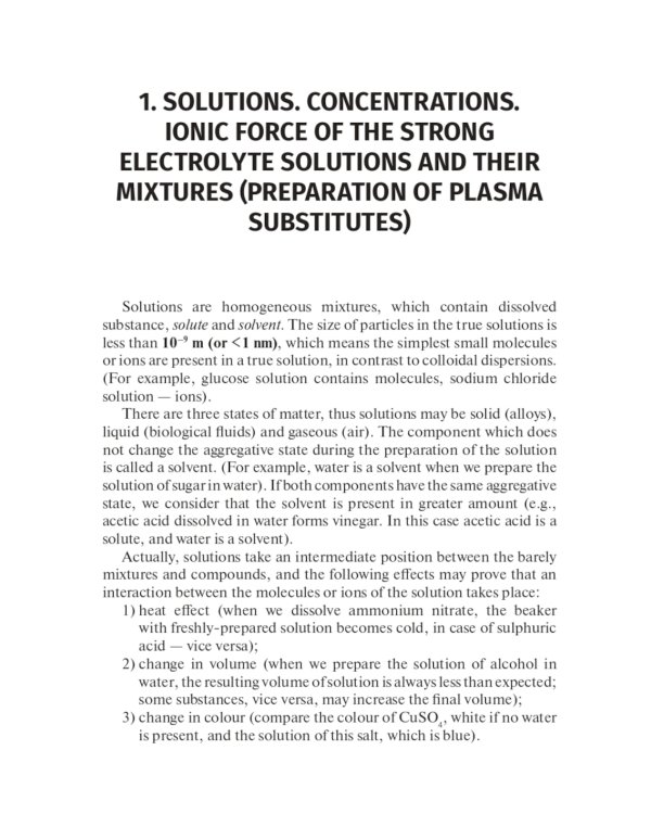 Chemistry: Medical aspects: tutorial guide