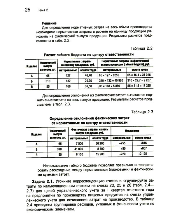 Управленческий учет: сборник задач: Учебное пособие. 2-е изд., испр