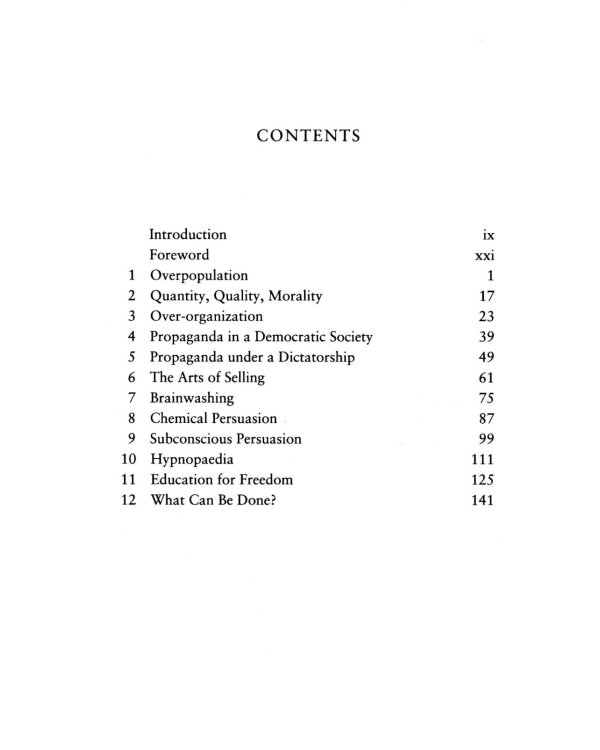 Brave New World Revisited