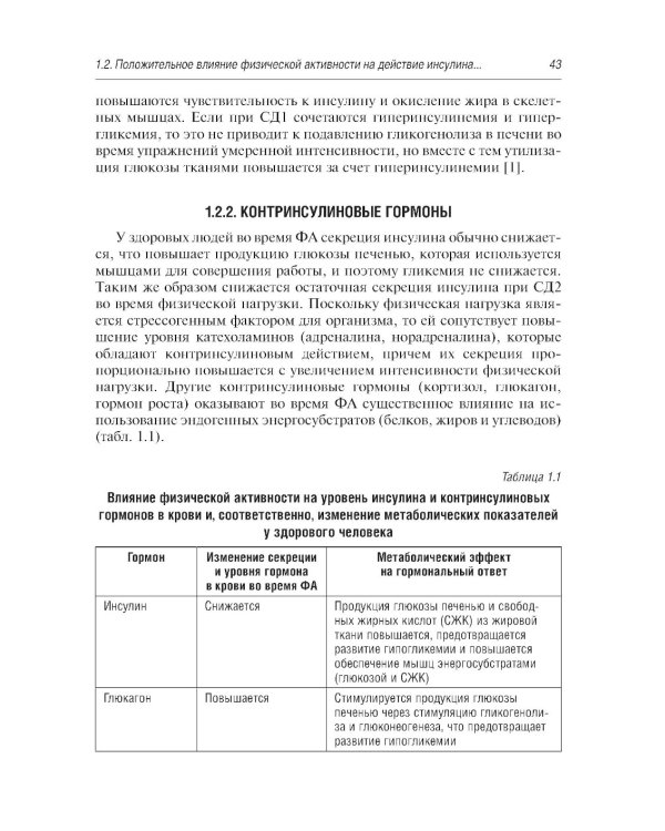 Физическая активность и сахарный диабет