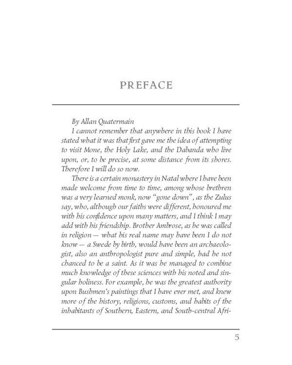 The Treasure of the Lake