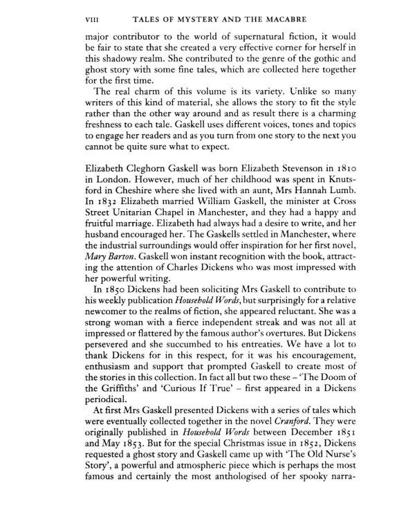 Tales of Mystery & the Macabre