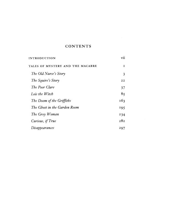 Tales of Mystery & the Macabre