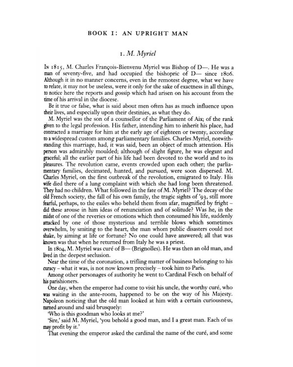 Les Miserables. Vol. 1