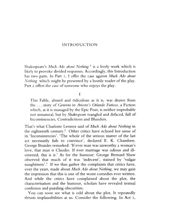 Much Ado About Nothing