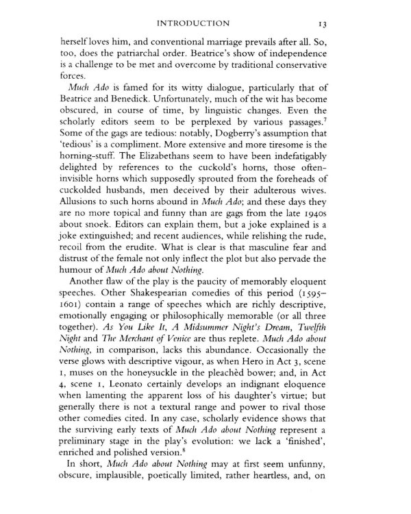 Much Ado About Nothing