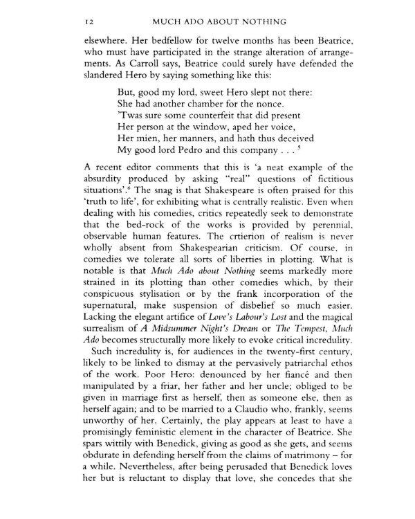 Much Ado About Nothing