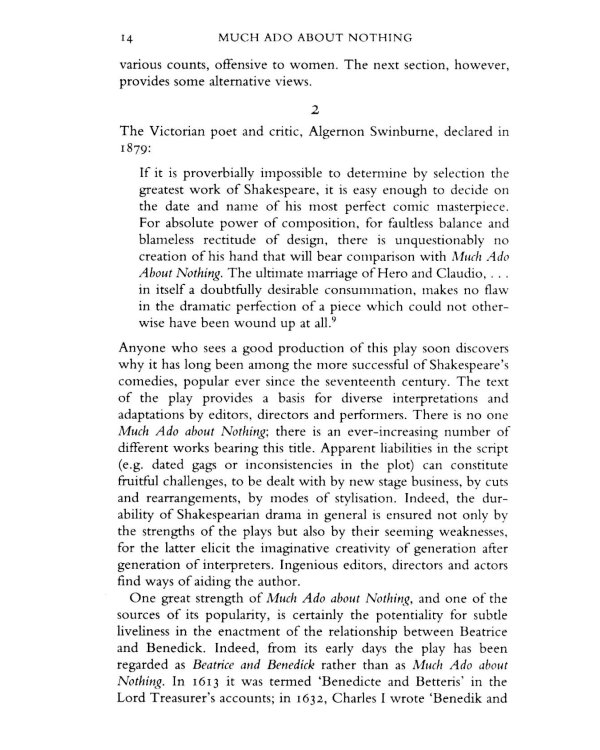 Much Ado About Nothing