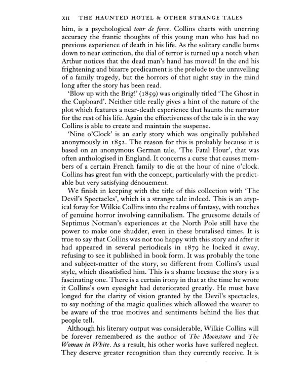 The Haunted Hote & Other Strange Tales