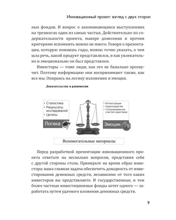 Скажи это инвестору