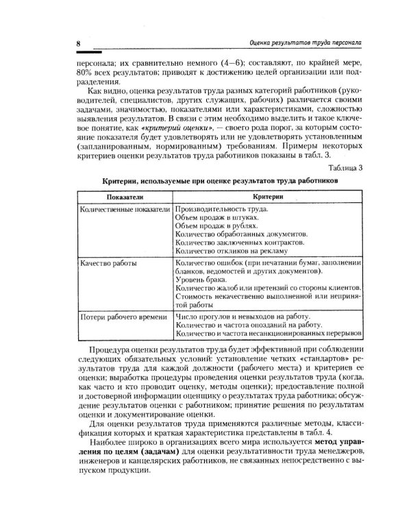Оценка результатов труда персонала и результатов деятельности подразделений службы управления персоналом: Учебно-практическое пособие