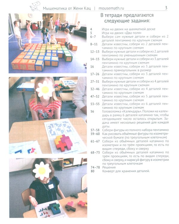Катамино и пентамино. Варианты игр и заданий