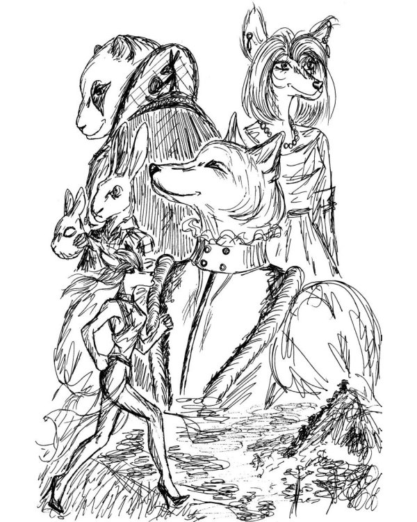 Туманный лисий мех