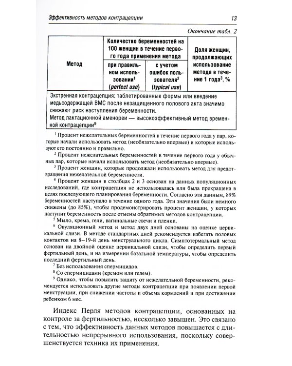 Современная контрацепция. Новые возможности, критерии безопасности, основы консультирования