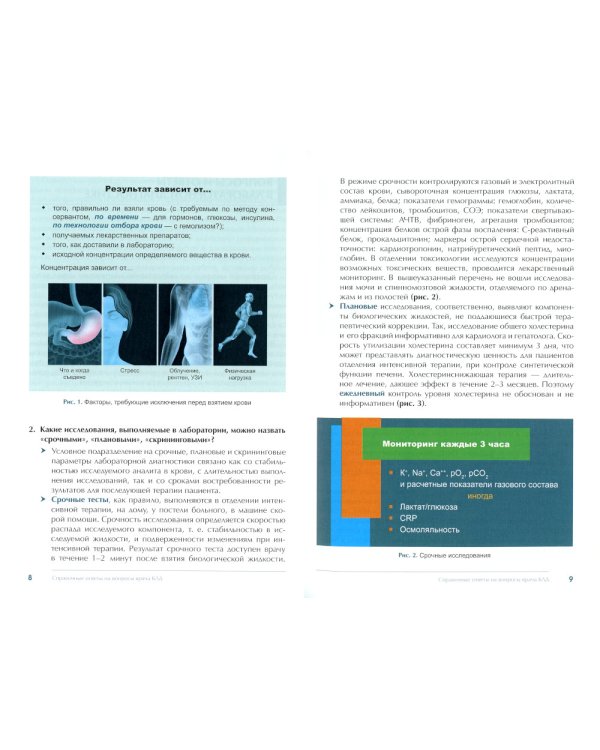 Справочные ответы на вопросы врача КЛД