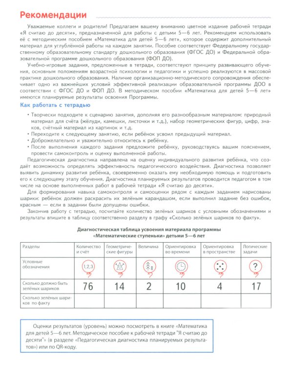 Математические ступеньки для старшей группы детского сада (5-6 лет) (комплект из 30 раб.тетрадей + Методическое пособие + Демонстрационный материал)