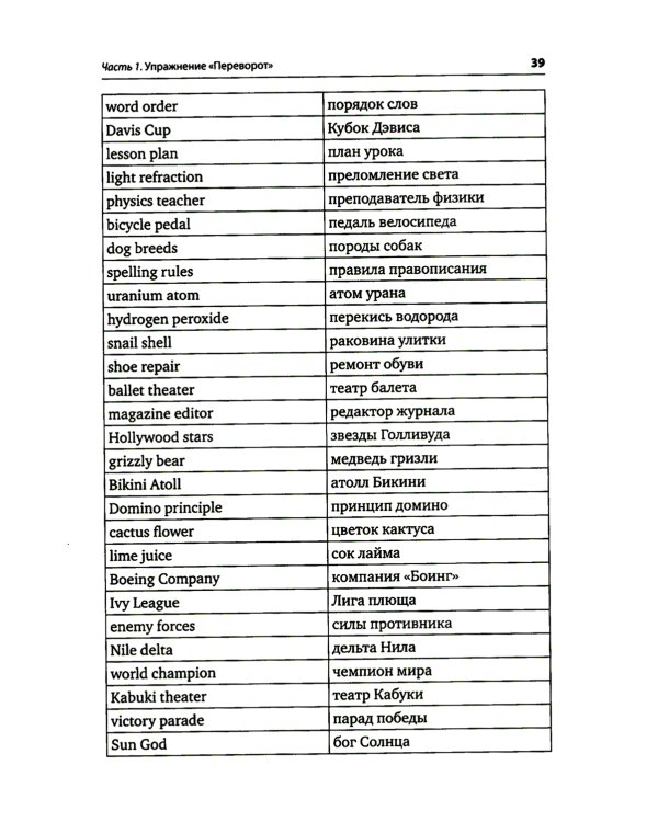 Упражнения для синхрониста. Зеленое яблоко. Самоучитель устного перевода с английского языка на русский