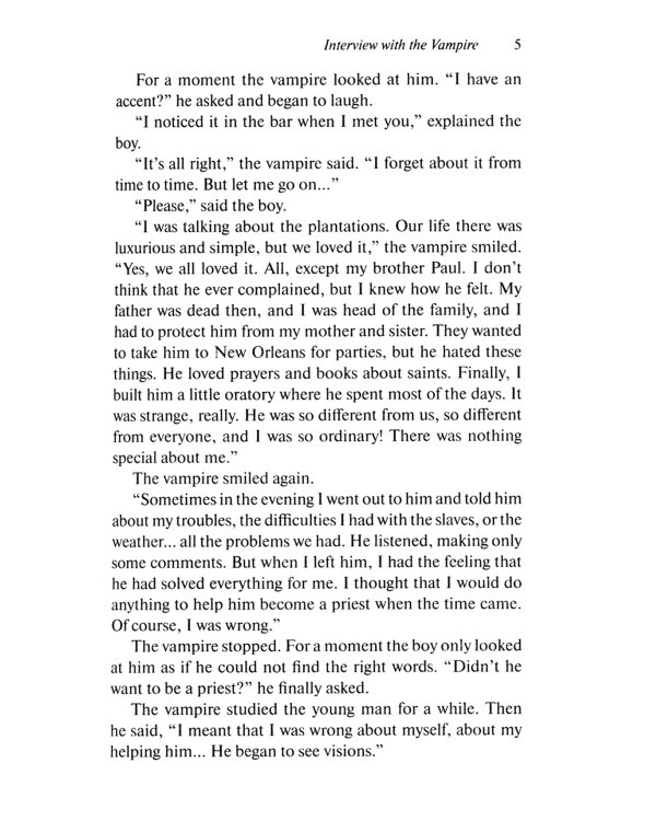 Interview with the Vampire = Интервью с вампиром: книга для чтения на англ.яз. Pre-Intermediate