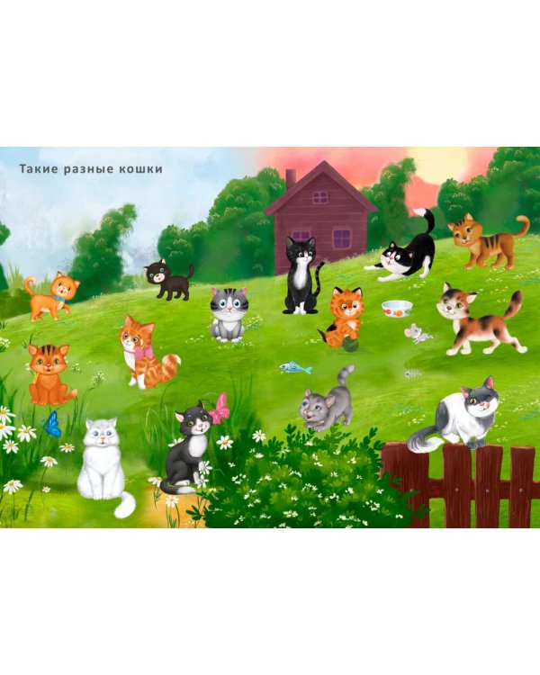 Книга с наклейками и заданиями. Такие разные животные (более 200 наклеек)