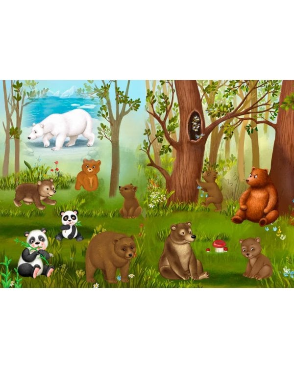 Книга с наклейками и заданиями. Такие разные животные (более 200 наклеек)