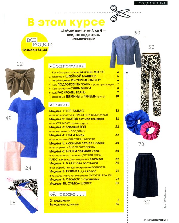 Burda. Мой курс по шитью для начинающих +  Шитье шаг за шагом: Ч. 1, 2 (комплект из 3-х книг)