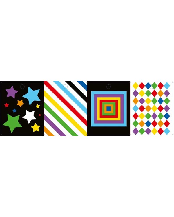 Развиваем зрение от 6 месяцев до 1 года. Книжка-раскладушка с картинками