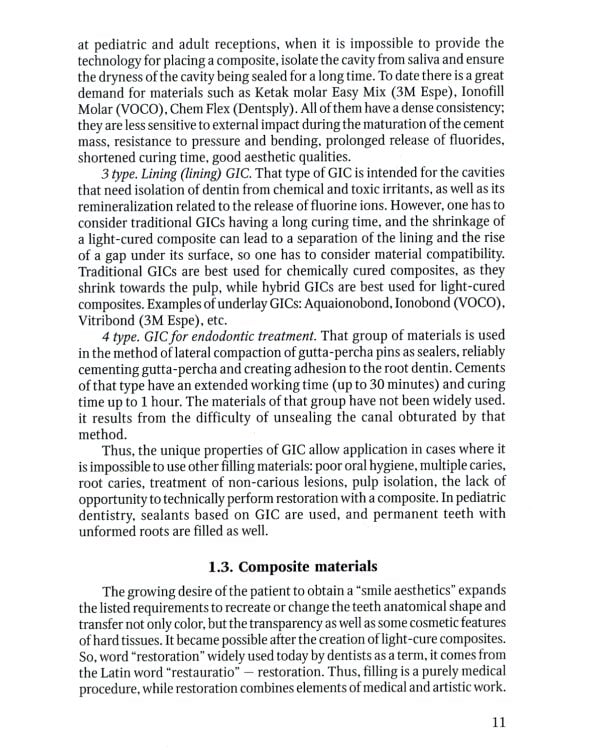 Restoration of hard dental tissues in a therapeutic dentistry clinic: на англ.яз