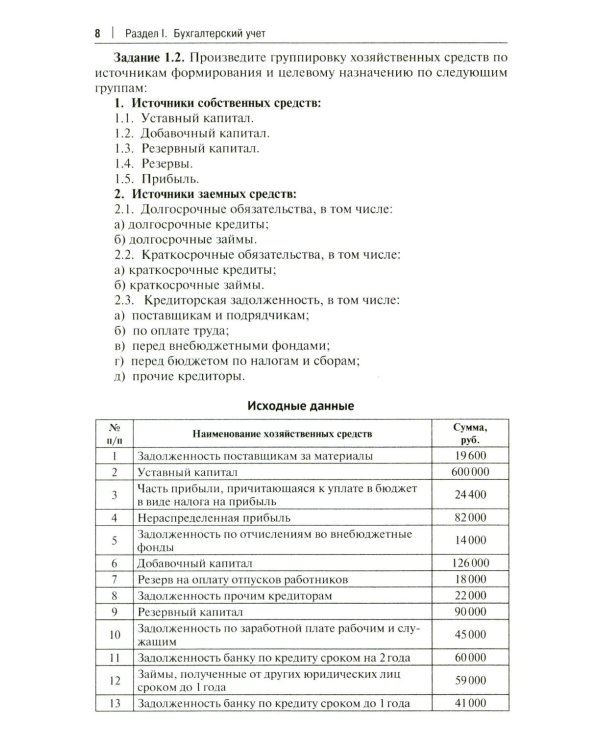 Бухгалтерский учет и анализ. Сборник задач: Учебное пособие