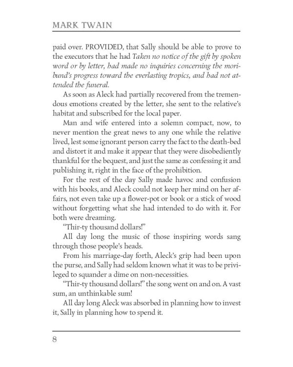 The $30,000 Bequest and Other Stories