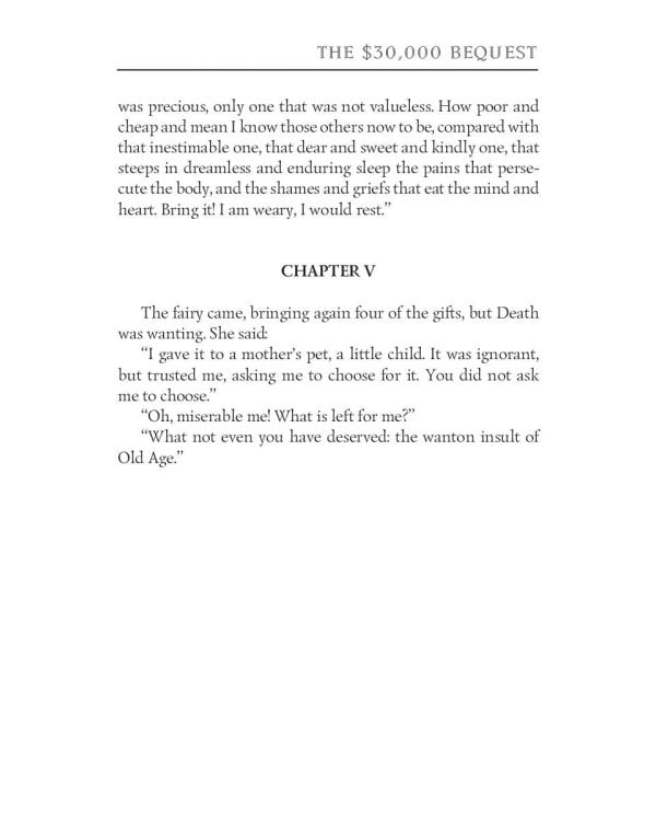 The $30,000 Bequest and Other Stories