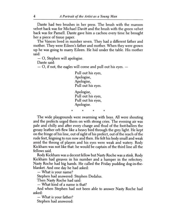 A Portrait of the Artist as a Young Man