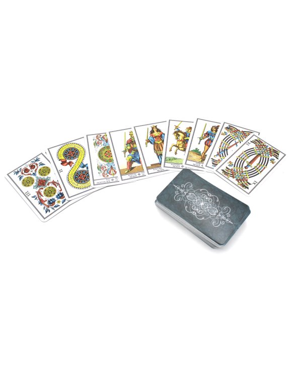 Древнее швейцарское таро 1JJ Swiss Tarot (78 карт + инструкция. Арт: 46777.)