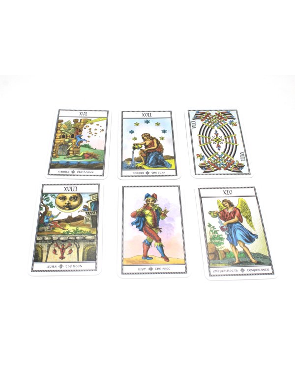 Древнее швейцарское таро 1JJ Swiss Tarot (78 карт + инструкция. Арт: 46777.)