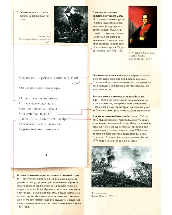 А.С. Пушкин. Клеветникам России. Подробный иллюстрированный комментарий