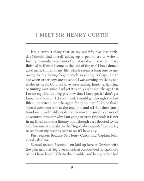 King Solomon's Mines &amp; Allan Quatermain