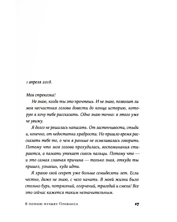 Я помню музыку Прованса: роман