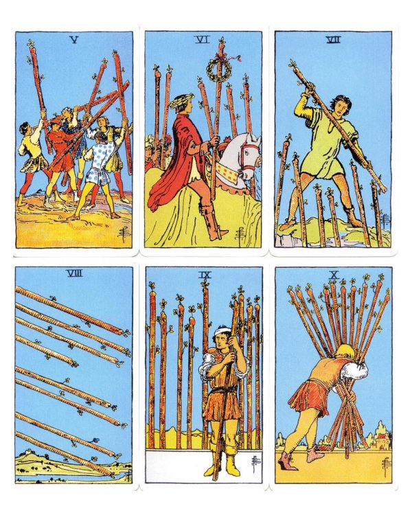 Классическое Таро Уэйта (78 карт + 2 пустые)