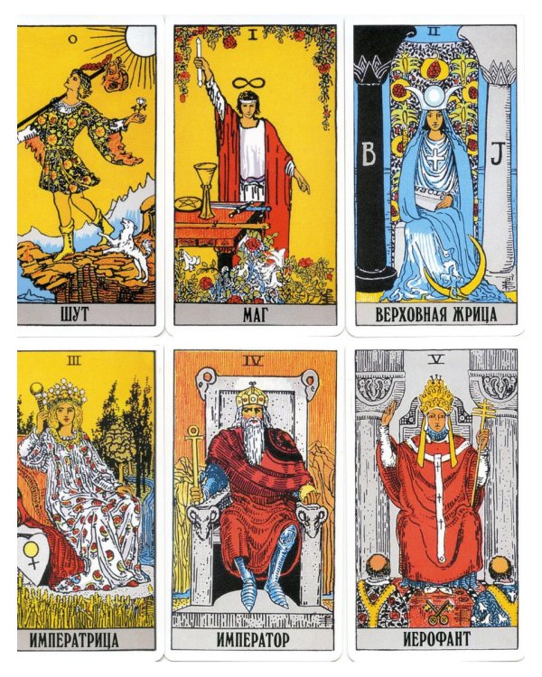 Классическое Таро Уэйта (78 карт + 2 пустые)