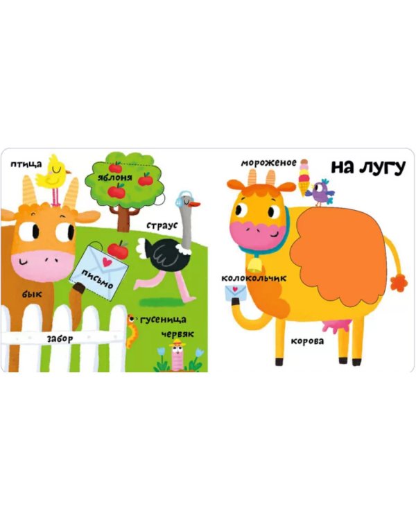 Мои первые 100 слов с большими окошками. Ферма