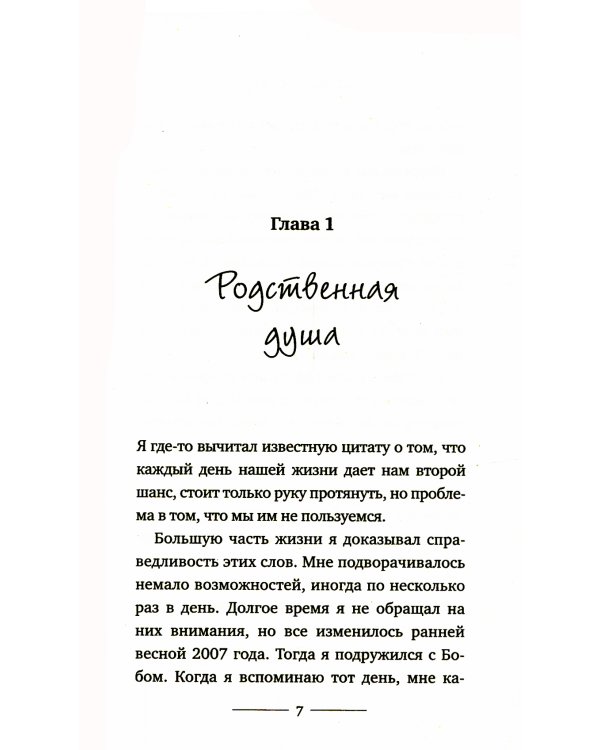 Уличный кот по имени Боб. Как человек и кот обрели надежду на улицах Лондона