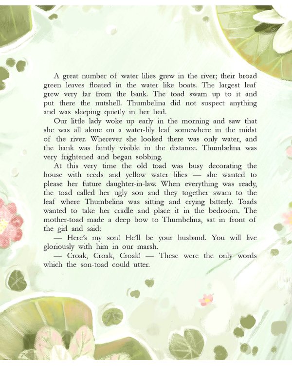 Дюймовочка (на английском языке)