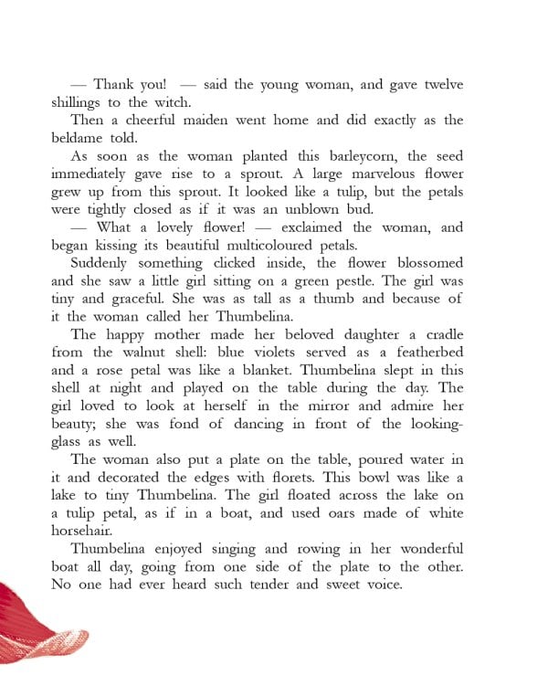 Дюймовочка (на английском языке)