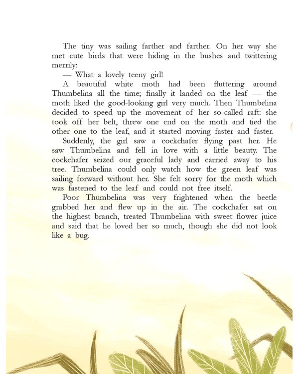 Дюймовочка (на английском языке)