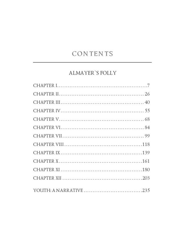 Novels 2 = Новеллы 2: Каприз Олмейера, Юность и Конец троса: на англ.яз