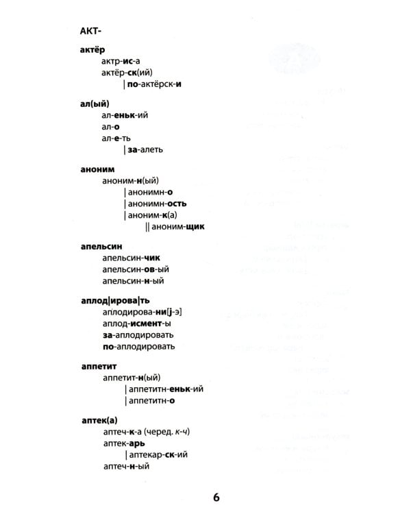 Морфемно-словообразовательный словарь: 5-11 классы