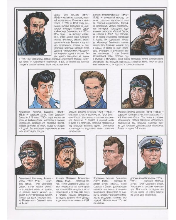 Летчики-герои. Спасение челюскинцев: исторический комикс
