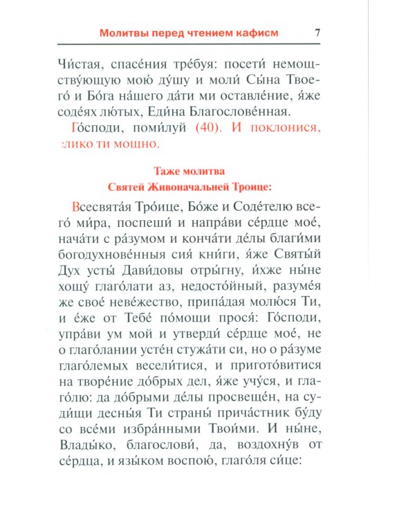 Псалтирь. Давида пророка и царя песнь. Заупокойная лития мирским чином. Иные молитвословия